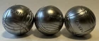 Obut Match Stainless Petanque Set of 3 - 64 Grams Each