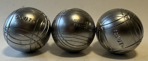 Obut Match Stainless Petanque Set of 3 - 64 Grams Each
