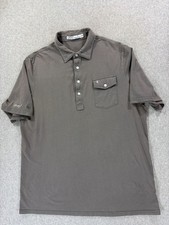 Criquet PLAYERS Short Sleeve Pocket Polo Shirt Men's XL Gray