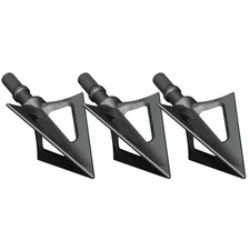 G5 OUTDOORS 3-Pack Montec Pre-Season Steel Screw-In Archery Broadheads - Options
