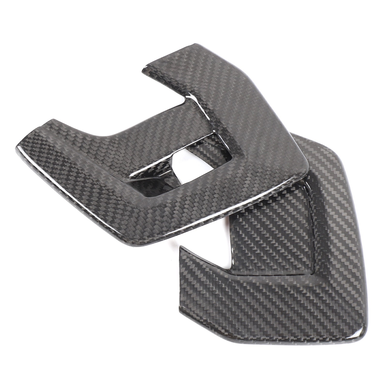 Real Carbon Fiber Rear Tail Door Switch Cover Trims For Lamborghini Urus 2018-21
