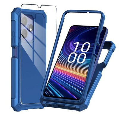 for Boost Mobile Celero 5G+ Plus 2024 (3rd Version) Case with Tempered Glass Scr