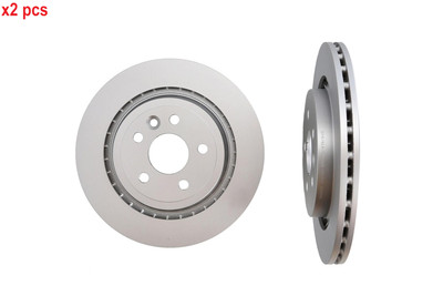 X2 PCS L&R SIDES REAR FITS VOLVO S60 II T3 BRAKE DISC 103236 KAMOKA
