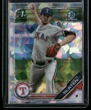 2019 Bowman Draft Sapphire Edition #BDC-24 Justin Slaten