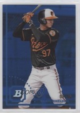 2022 Bowman Heritage Chrome Prospects Blue Refractor 8/99 Maikol Hernandez 00gy