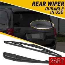 Rear Wiper Arm Blade Fit 11-19 Dodge Grand Caravan Chrysler Town & Country 2SET