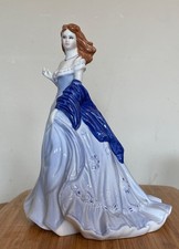 ROYAL WORCESTER Figurine - Floral Ladies - 'July' - 2008 - 7.25" (18.5cm)