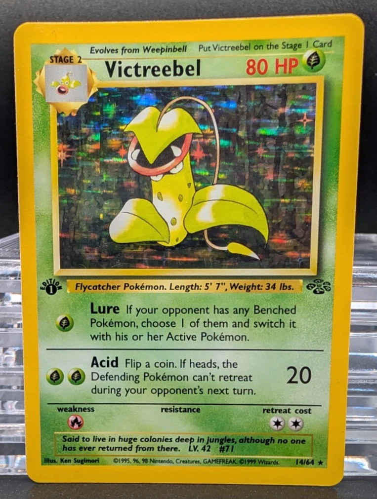 Pokémon TCG 1st Edition English Holo Rare Individual Collectible