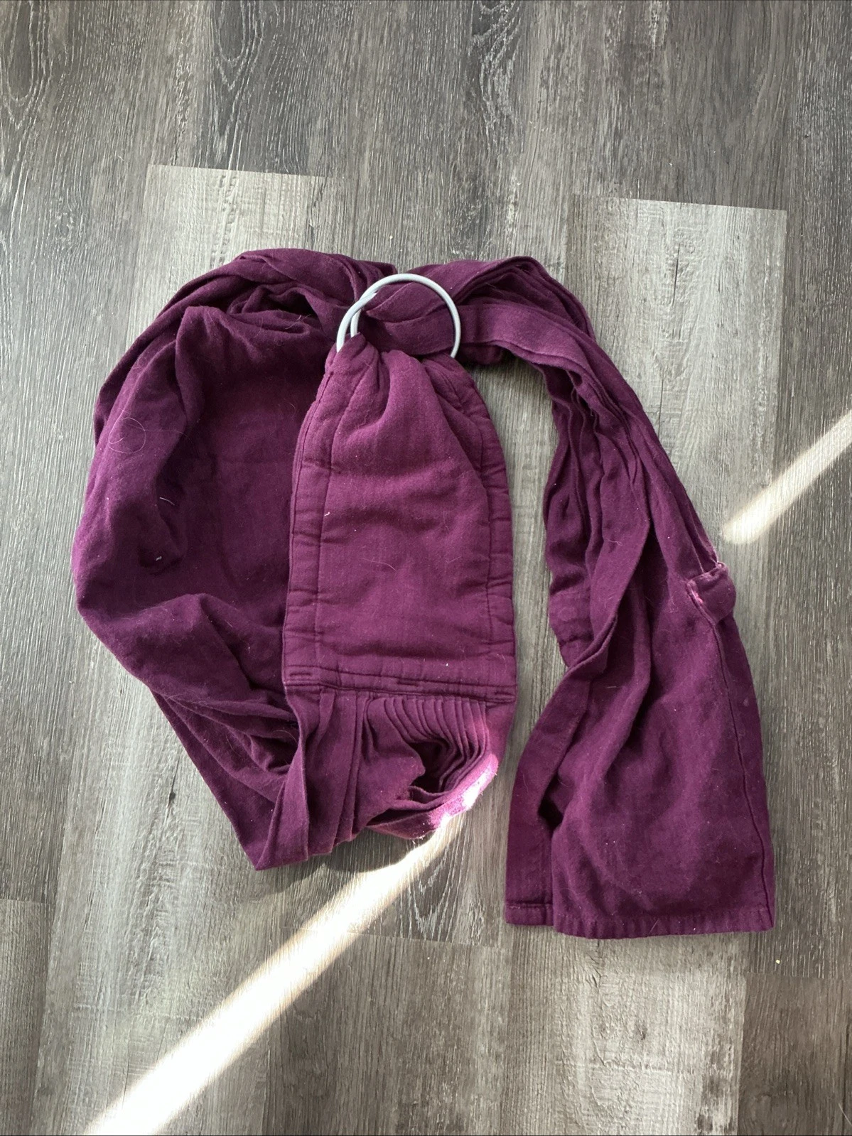 Maya Wrap Ring Sling Infant Baby Carrier Size M Purple LPS 24 Cotton/poly
Opens in a new window or t
