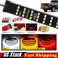 LED Tailgate Light Bar 60" Triple Row 5-Function Strip for Pickup Trailer SUV US