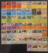 58 Pokemon Karten HOLO Zenit der Könige Entei Volcanion Pandagro Emolga Kikugi D