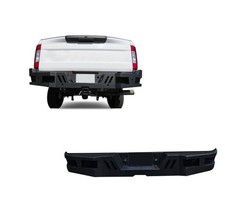 Black Horse Armour Super Hd Rear Bumper Matte Black Fit 2017-2024 Ford F-350 Sd