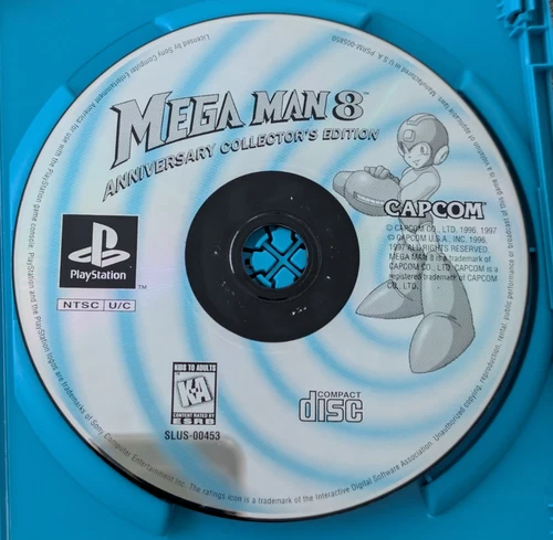 Playstation Mega Man 8 Anniversary Collector's Edition PS1 Disc Only - TESTED