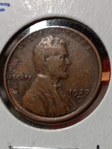 👉1927-S Lincoln Wheat Penny  Vg/F A/428