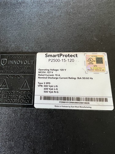 Innovolt SmartProtect P2500-15-120 2-Outlet Surge Protector - 第 4/4 張圖片
