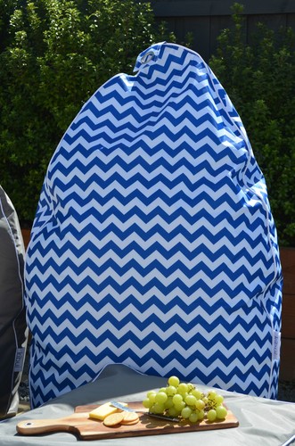 Super Comfy OUTDOOR INDOOR BEAN BAG OR OTTOMAN Extra Large Anti UV 30+ Kibui New - Picture 8 of 11