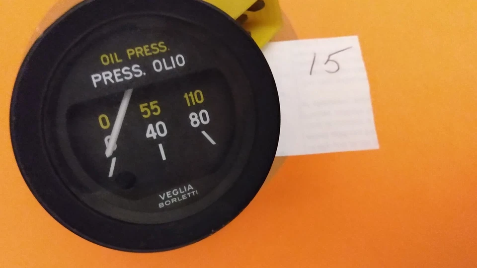 MEDIDOR DE ACEITE DE FÁBRICA VEGLIA OEM PARA FERRARI 246 DINO 308 GT4 RARO A ESTE PRECIO Foto 3 de 3