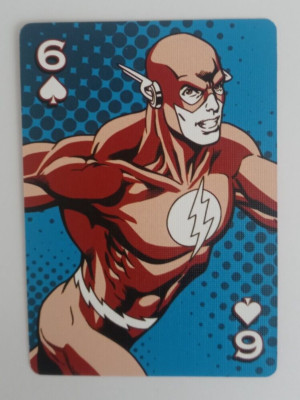 DC Comics The Flash Playing Card 6 Spades