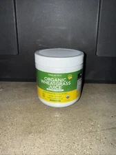 Organic Wheatgrass Juice Powder - Organic Lemon Flavor - Grown in Volcanic So...
