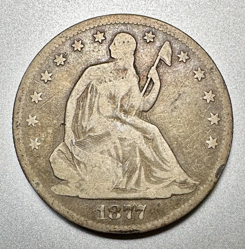 1877-S SEATED LIBERTY HALF DOLLAR  GOOD    #7762