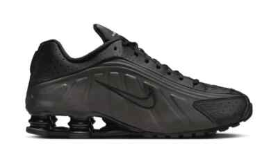 Nike Shox R4 Shoes Triple Black HQ1988-001 Men's Size Multi Size