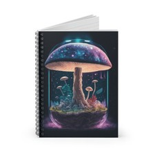 Aesthetic Mushroom Notebook - Hunting Journal - Mushroom Gift Book - V2