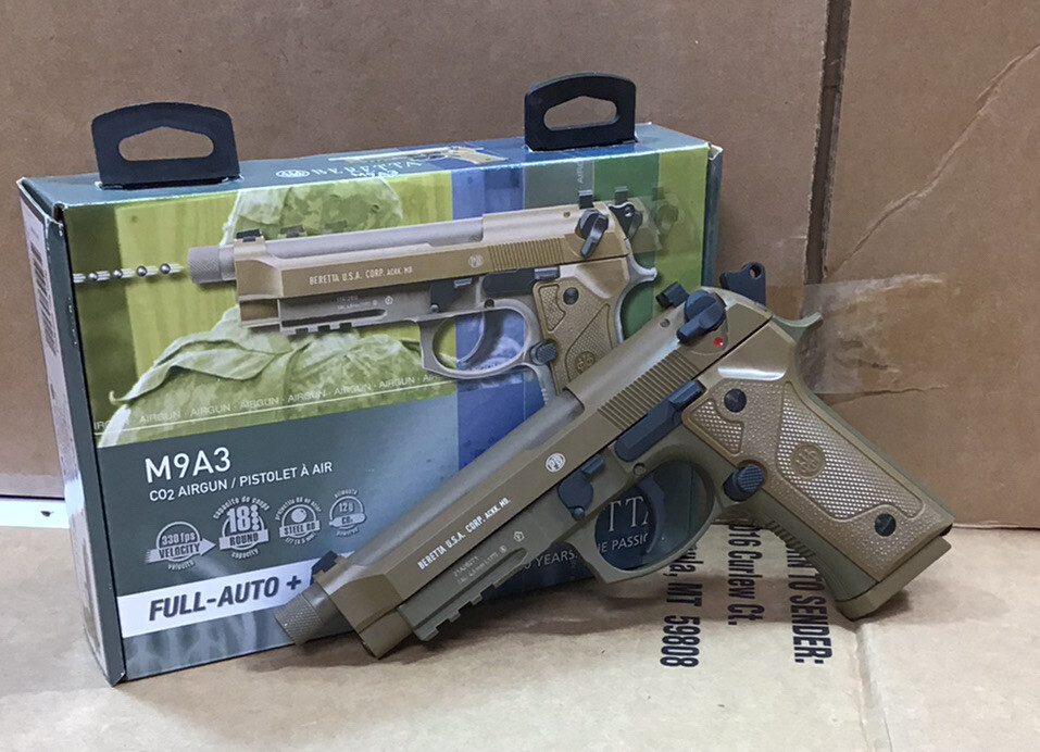 Umarex Beretta M9A3 Full Auto .177 Co2 Air Pistol (2253024) for
