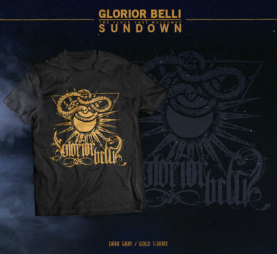 GLORIOR BELLI -- Official T-shirt / Inter Arma Thou Tombs Cough 