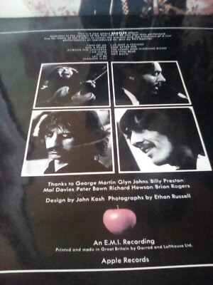 The Beatles Let It Be Vinyl 1970 UK 1st Pressing Orig Red Apple