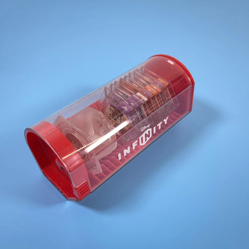 Disney Infinity Power Disco Mixto Lote de 10 con Estuche de Almacenamiento Rojo Portátil Paquete Foto 2 de 4
