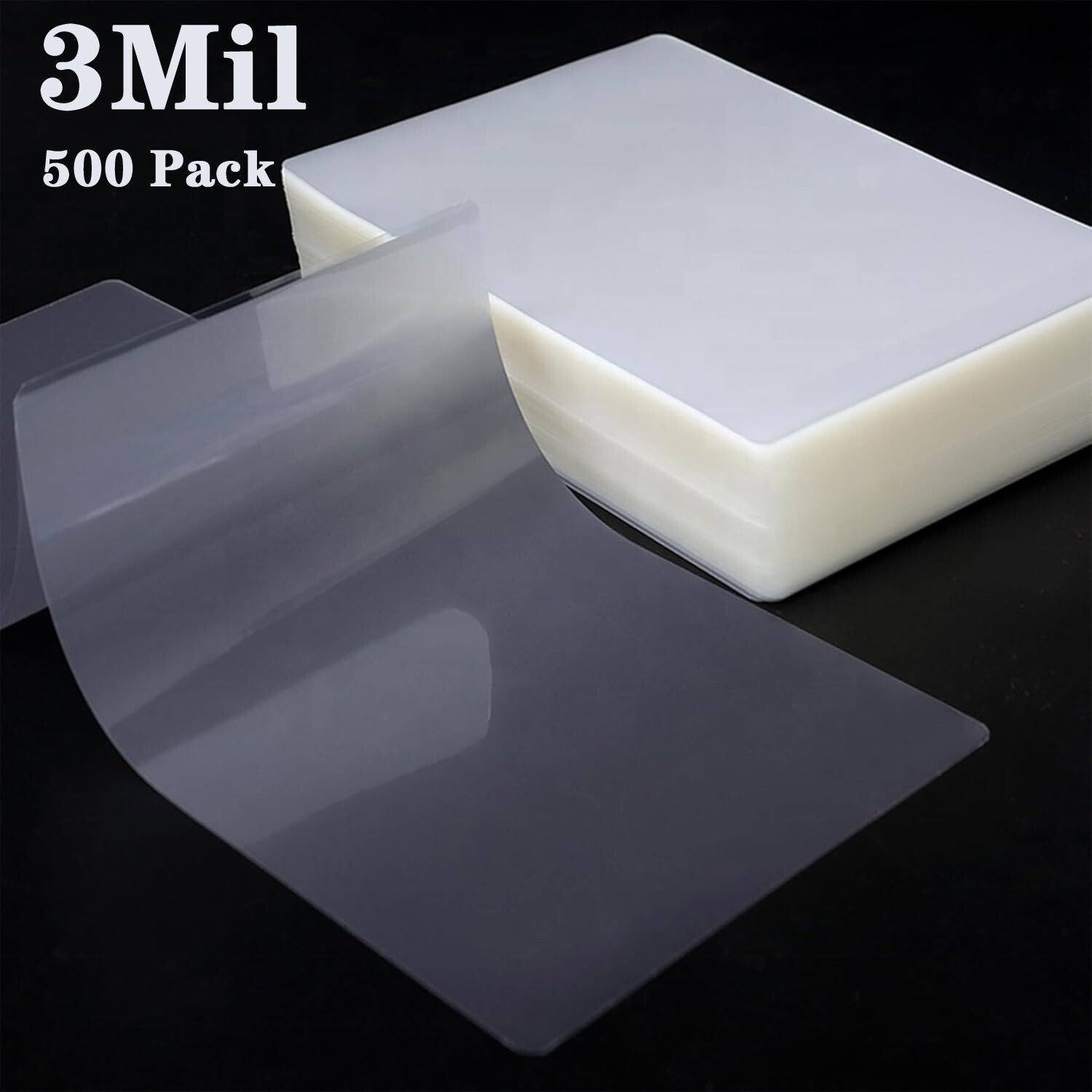 500 Thermal Laminating Sheets Laminator Pouches 9