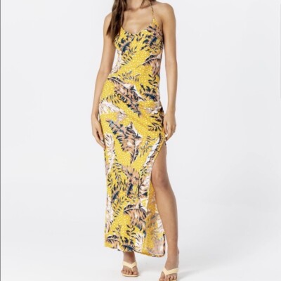 knee length dresses for ladies Havana Ellie Midi Dress S WHITE main image 1