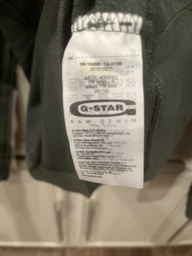 G-STAR RAW Sweater Sweatshirt Artic Hoodie Jacket Women Size Small Green - Picture 9 of 17