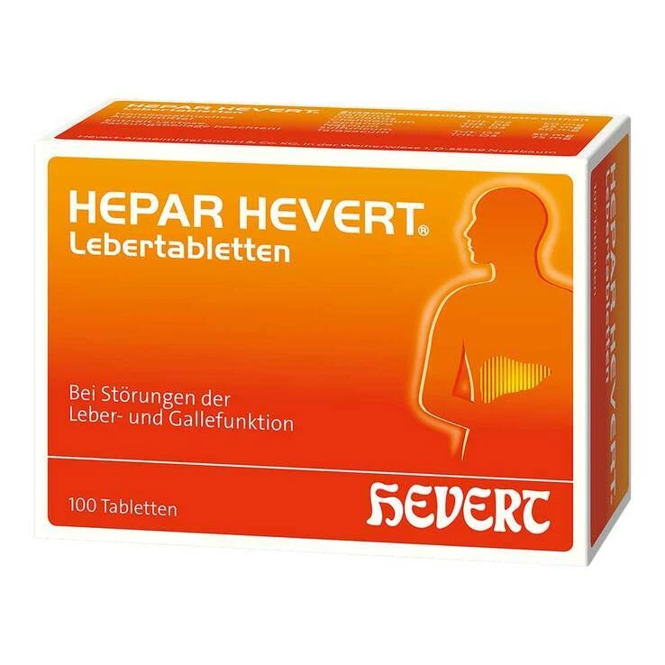 Hepar Hevert Lebertabletten · 100 St · PZN 13863263