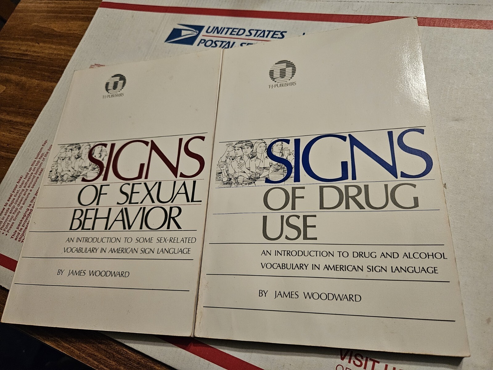 Lot of 2 Sign Language ASL: Signs of Sexual Behavior + Signs of Drug Use eBay