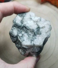 White & Grey Green Moss Agate Rough Raw Mineral Unpolished Specimen Healing 