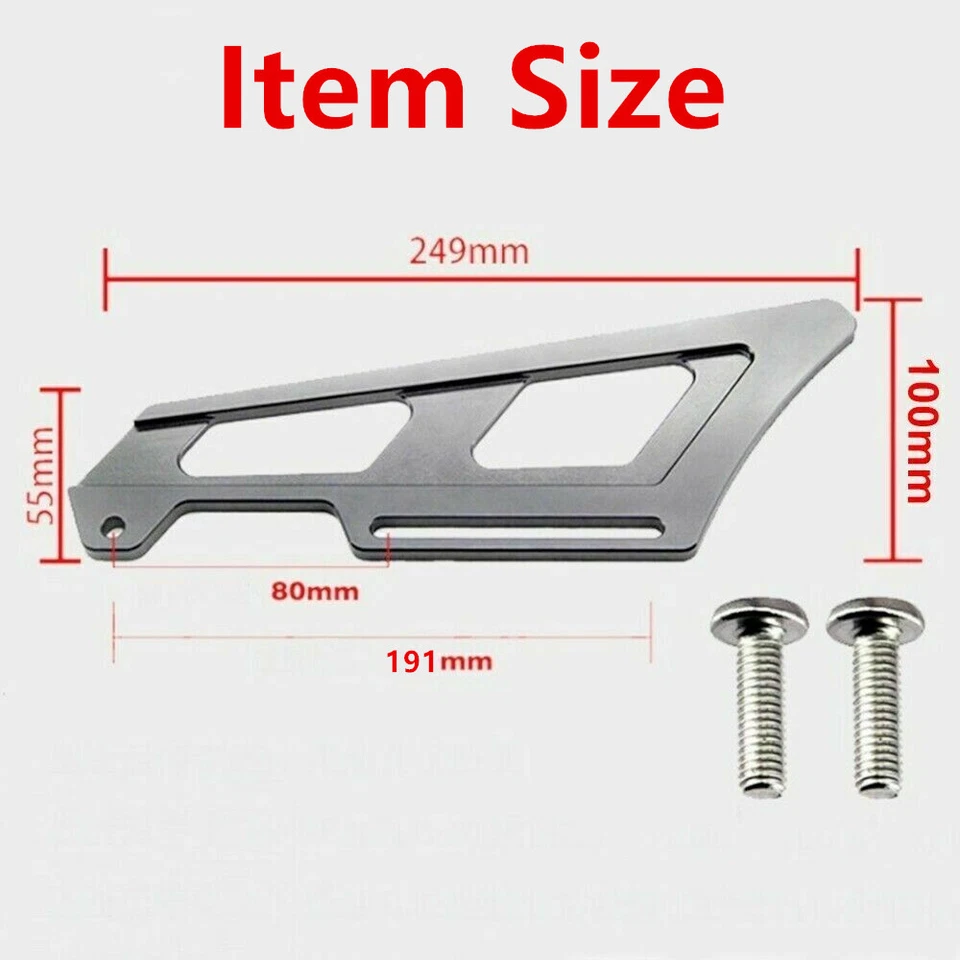 Cubierta protectora de cadena LOGO KLX para KAWASAKI KLX150 KLX 230 KLX 250 KLX 125 110 140 Foto 2 de 4