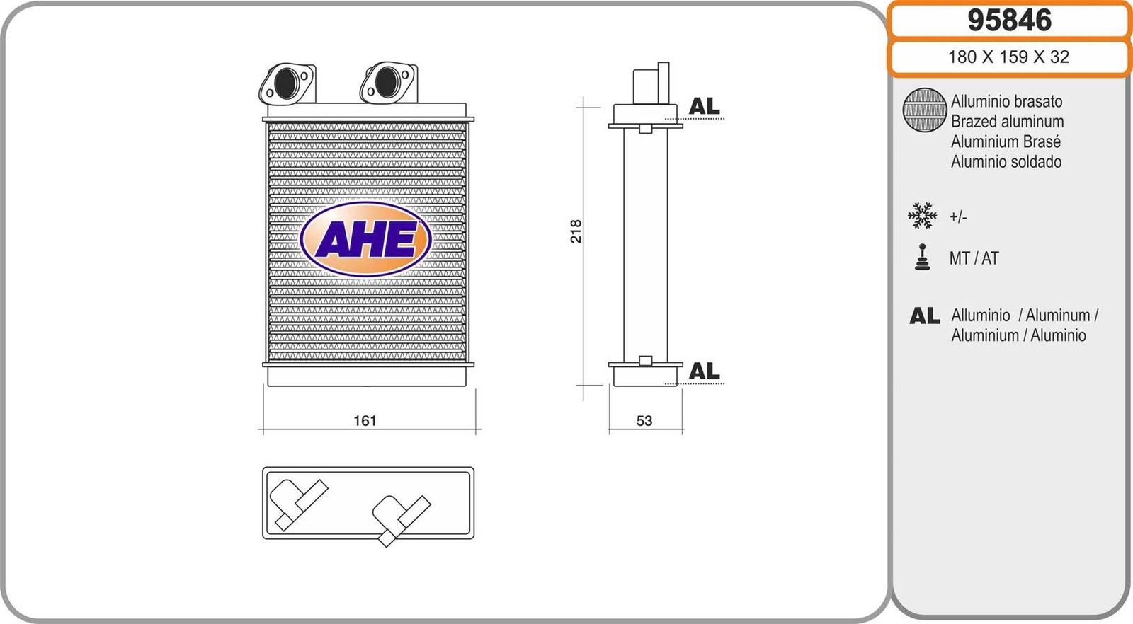 Radiateur de chauffage L200 Triton 2.5 DI-D qualité premium d'origine