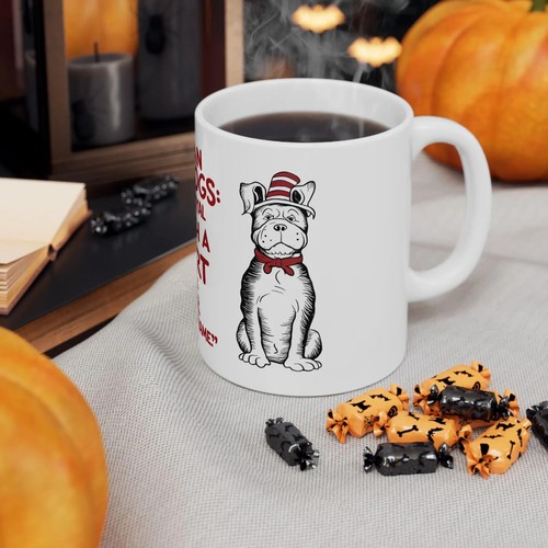 American Bulldog on White Ceramic Mug Cup, Dog Lover Gift for Coffee & Tea Fans - Picture 7 of 7