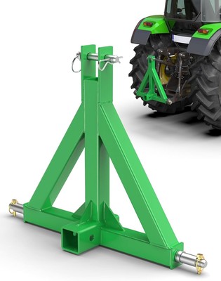 Versatile 3 Point Trailer Hitch Adapter for Easy Tractor Towing and Transport