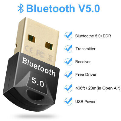 USB Bluetooth Adapter for PC Receiver - Techkey Mini Bluetooth 5.0 EDR  Dongle transmitter for Computer Desktop Transfer for Laptop Bluetooth  Headset