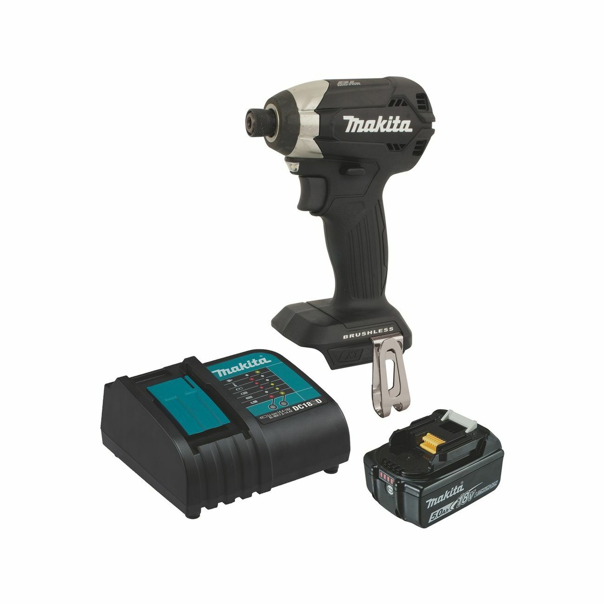 MAKITA 18V Cordless Brushless Impact Driver 170Nm Torque 5Ah Li