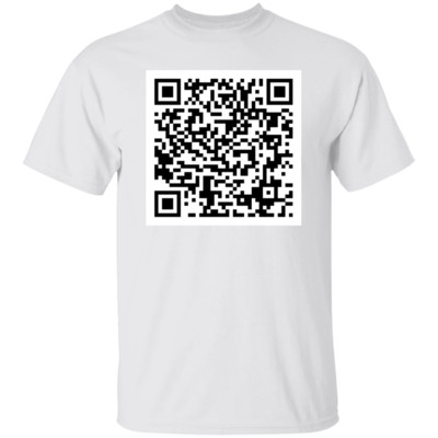 Custom Your Own Shirts, Custom Qr Scan Code Tee, Funny Text QR Code