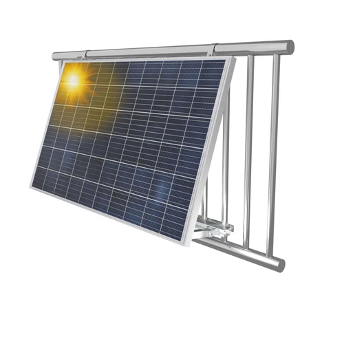 Geländer Halterung Solarpanel Balkon Solarmodul PV Modul Befestigung ohne Bohren