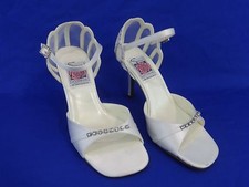 NEW Special Occasions by Saugus Shoe EMMY - 49075 White Silk Size: 5 B