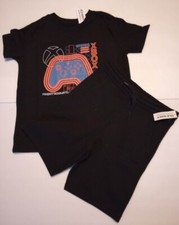 20-Old Navy NWT Boys size 6/7 graphic tshirt flat-front jogger shorts