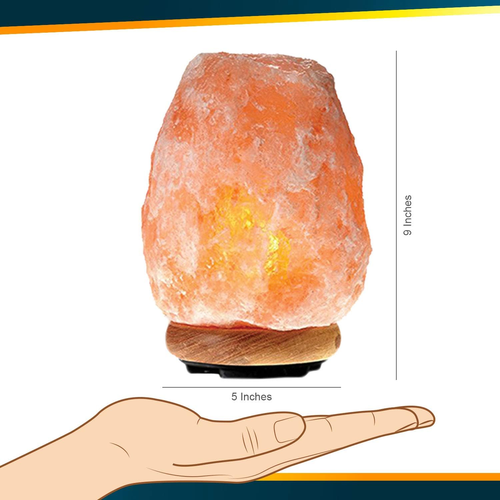 Himalayan Glow Salt Lamp with Dimmer Switch 5-7 Lbs - Picture 12 of 12