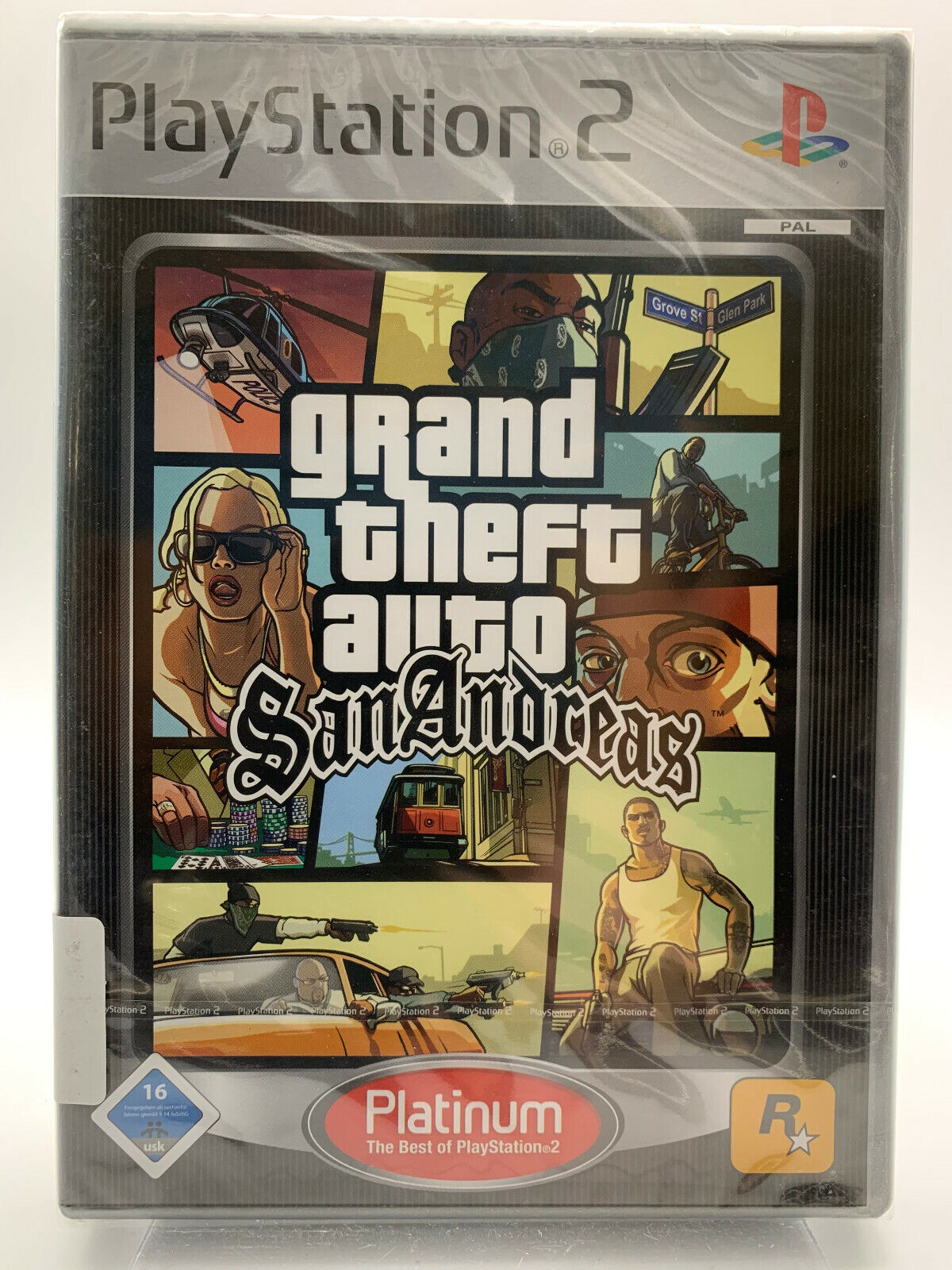 GTA San Andreas (Platinum) - PS2 Uboxing 