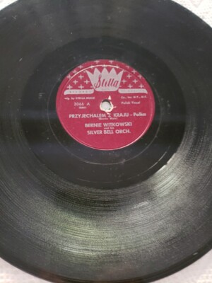 Polka 78 Bernie Witkowski -On Stella Records ZA Gora OBEREK 2066b przy Jechalem
