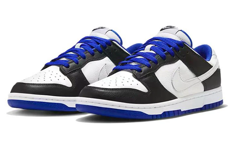 Nike Dunk Low White Black Game Royal - FD9064-110 - Image 3 of 4
